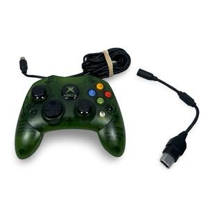 Microsoft Original Xbox Controller S Halo Edition Translucent Green X09-64240-01